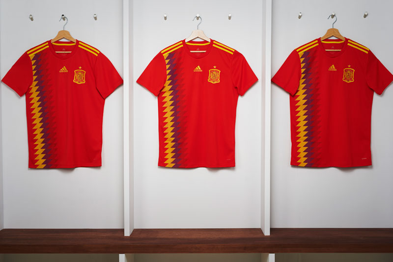 Adidas presenta la camiseta que España lucirá en el Mundial de Rusia 2018 -  Diffusion Sport