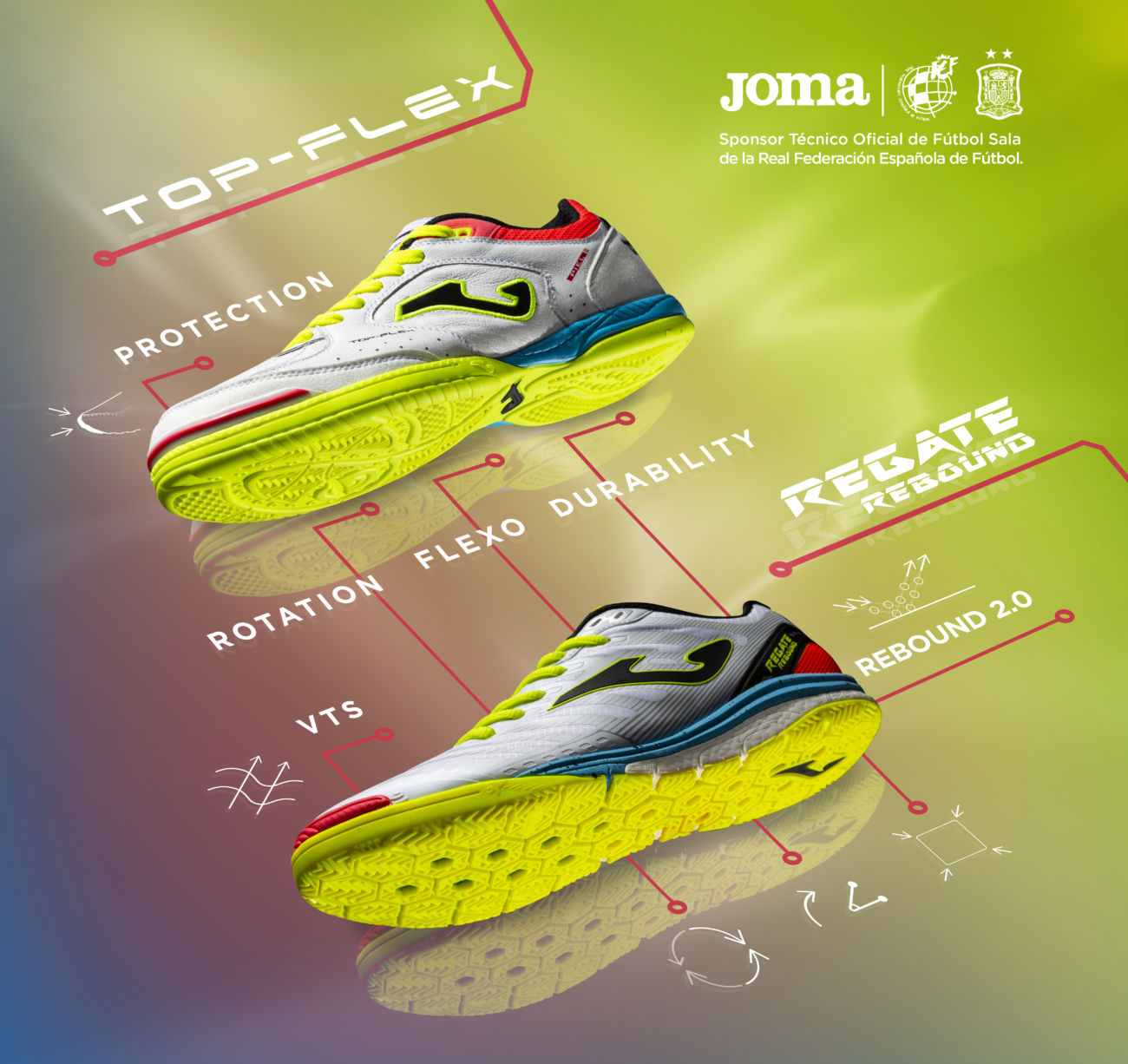 Joma lanza zapatillas en edición especial para la RFEF - Diffusion Sport