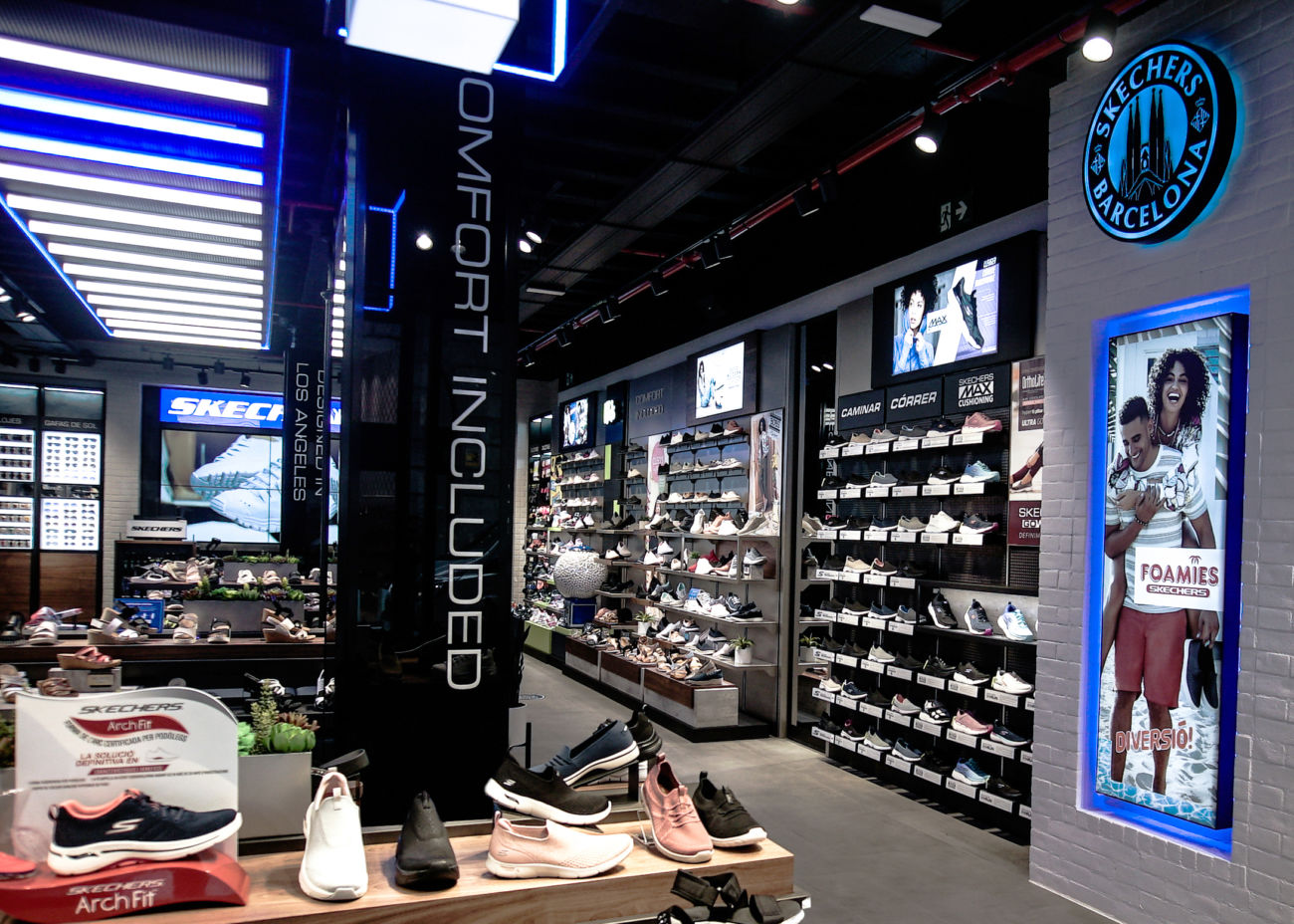 Skechers abre una tienda de 500 metros en Barcelona Diffusion Sport